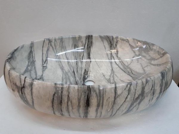 Chậu Lavabo Vân Đá Hàn Quốc 6070