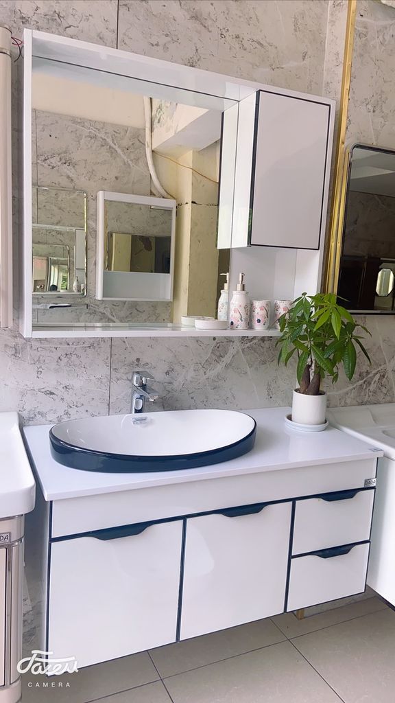 Tủ chậu lavabo inox DaDa A 1001