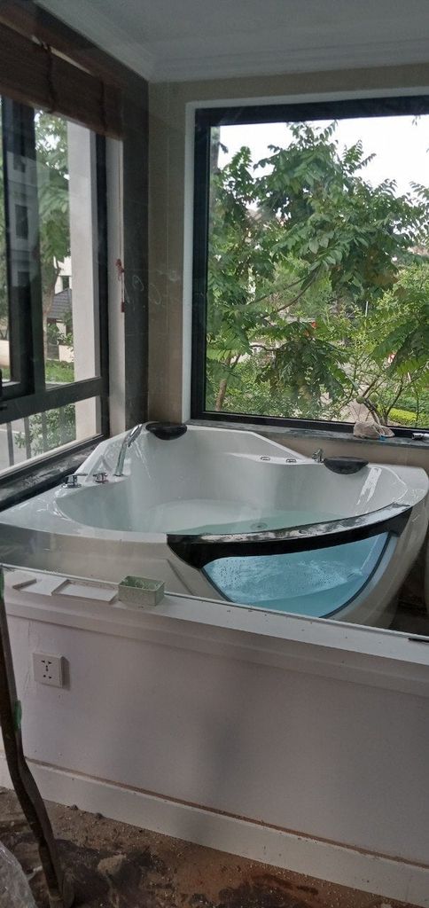 Bồn Tắm Góc Sục Thủy Lực Kép 3002