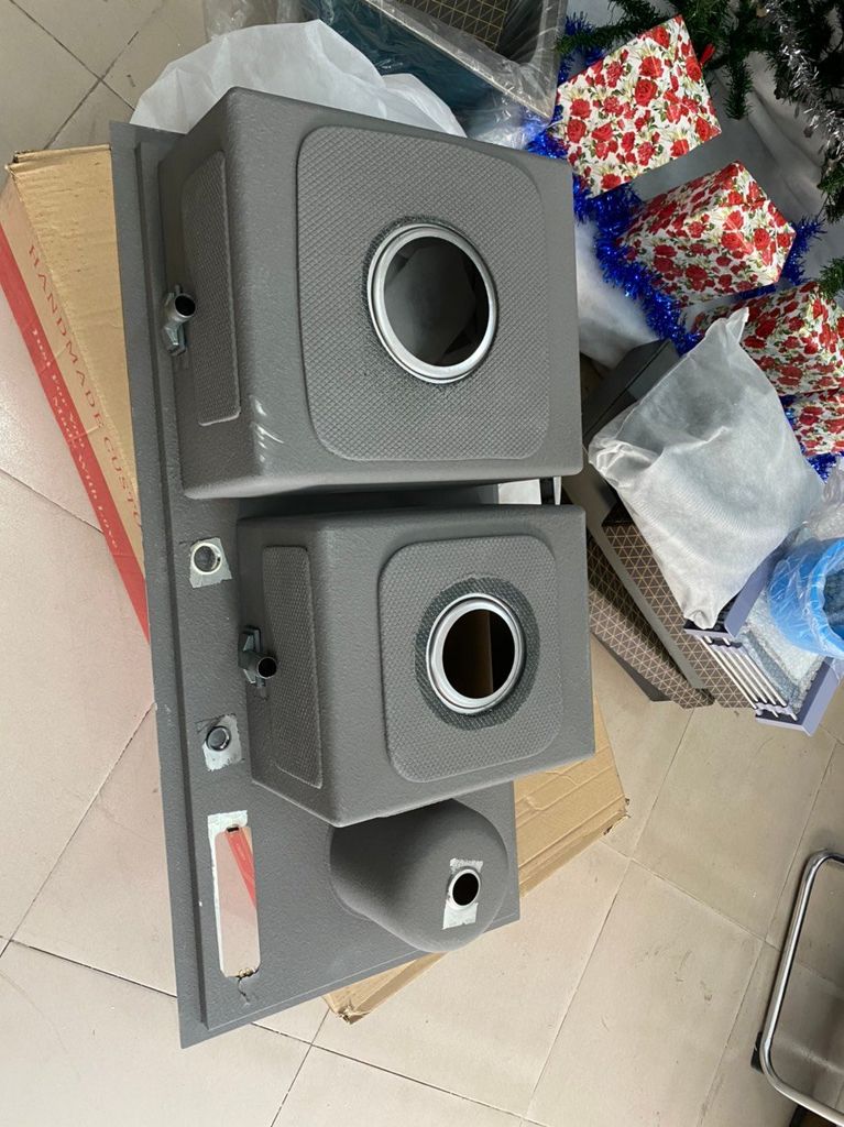 Chậu Rửa Bát Bậc Thang Có hố Rác+Dao+Thớt 100x48