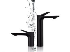 Vòi Rửa Mặt Đen Nano V003B LUX