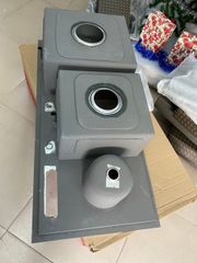 Chậu Rửa Bát Bậc Thang Có hố Rác+Dao+Thớt 100x48