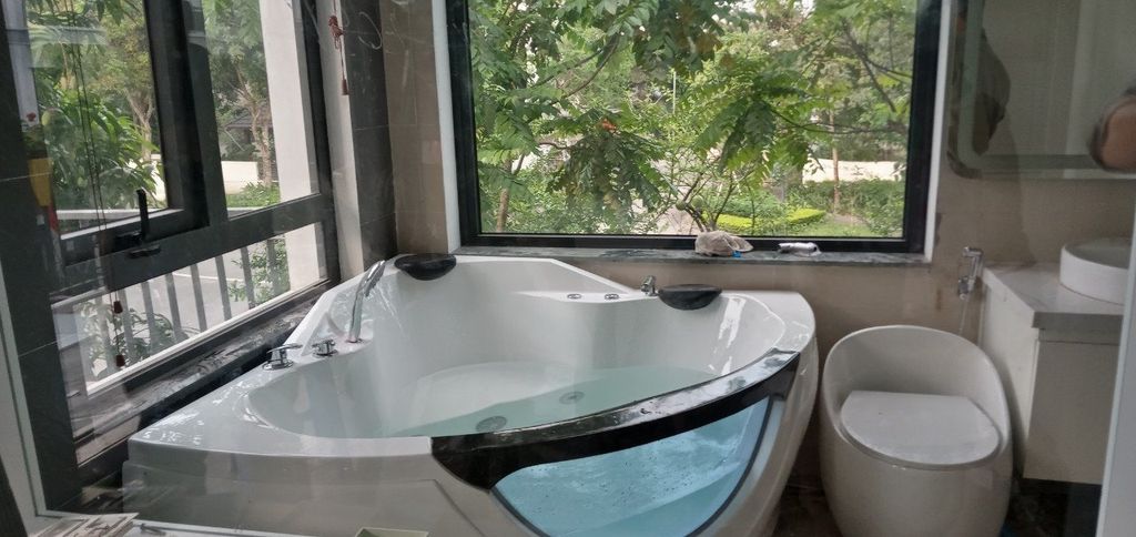 Bồn Tắm Góc Sục Thủy Lực Kép 3002