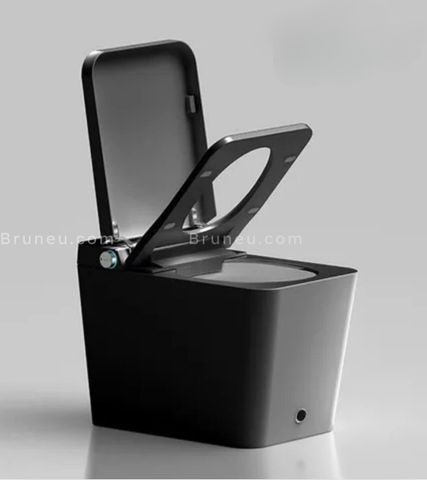 Bồn cầu thông minh hình vuông màu đen Q16