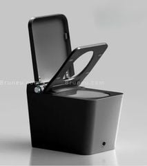 Bồn cầu thông minh hình vuông màu đen Q16