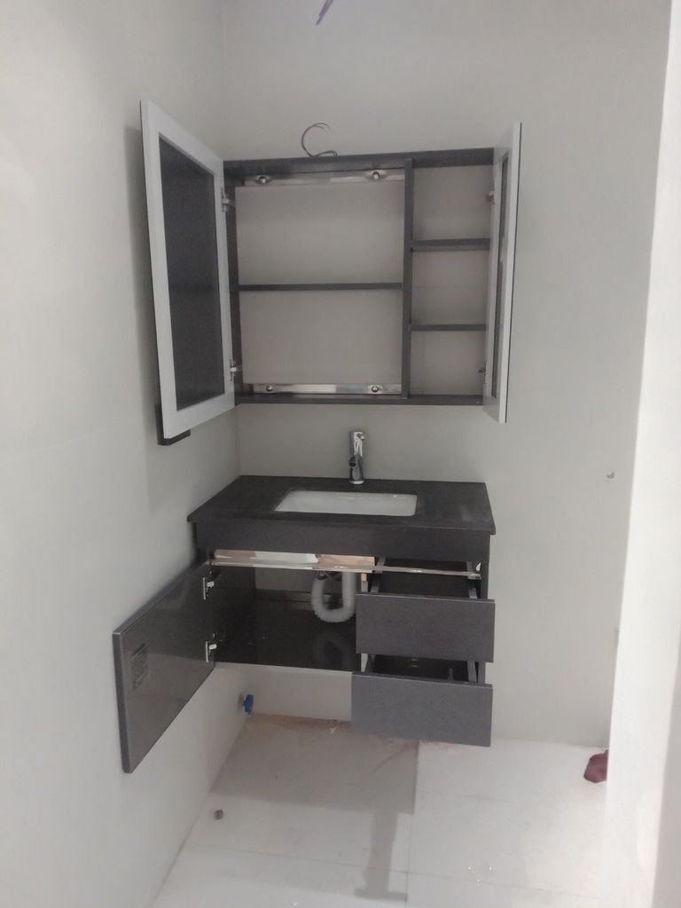 Tủ Phòng Tắm Inox304 Kt 80x48cm