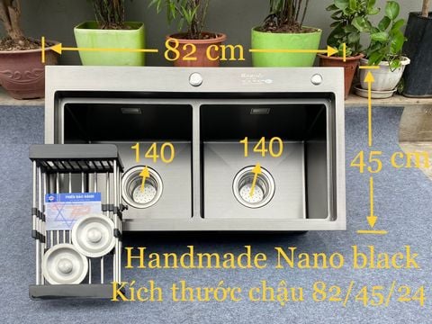 Chậu Rửa Bát Nano Bậc Thang 8245