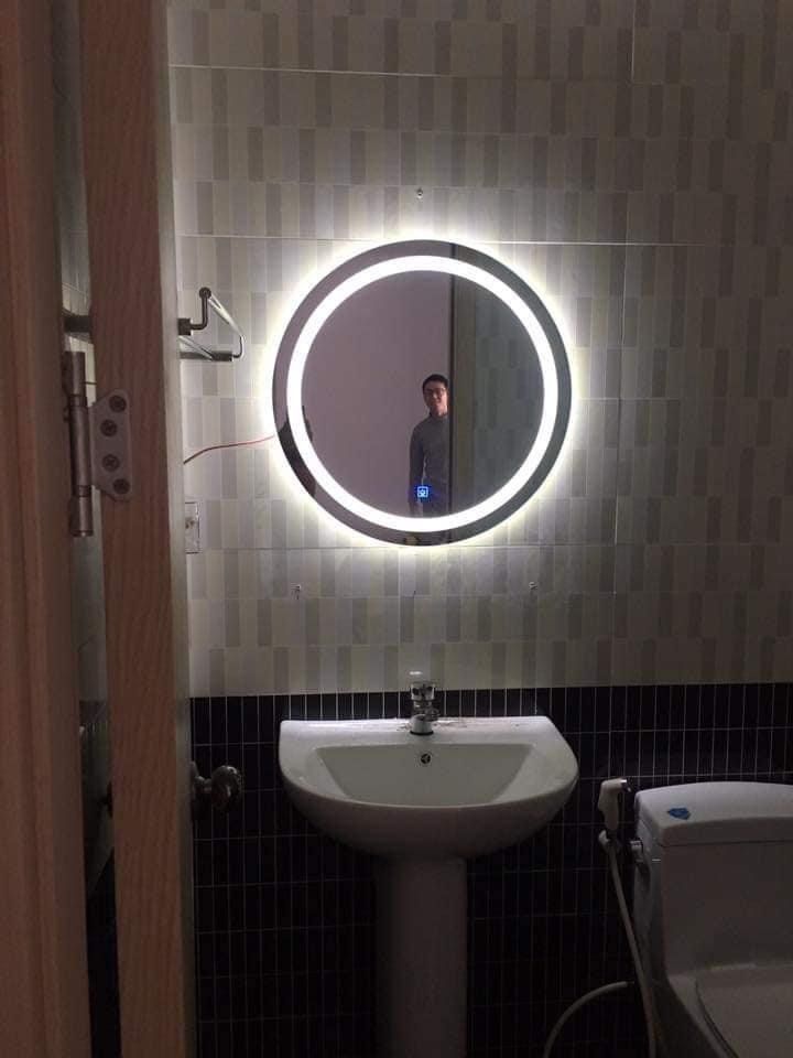 Gương Led Tròn Cảm Ứng 60x60