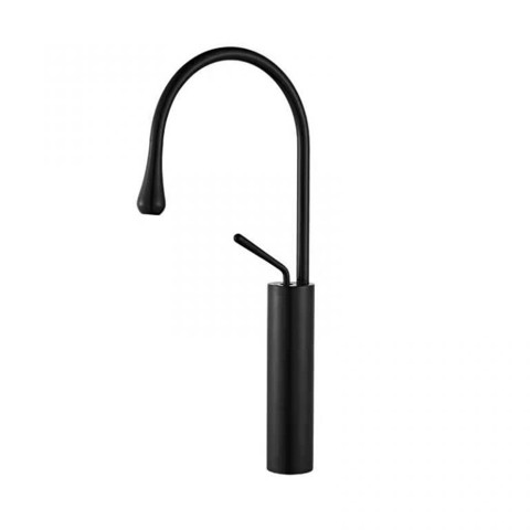 Vòi lavabo giọt nước đen 789D