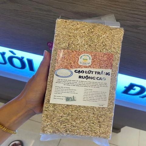 Gạo lứt trắng Ruộng Cao - 1kg