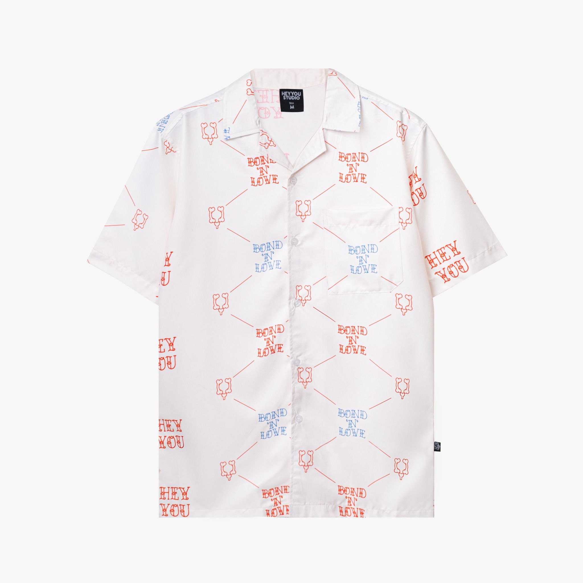  HEYYOU LNB CREAM SHIRT 