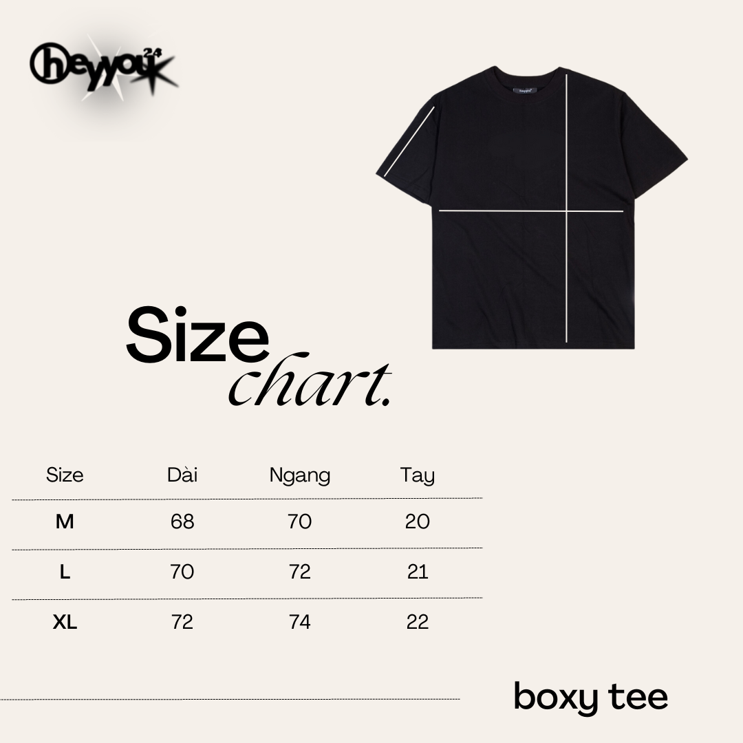  HYS THE SHINING STAR BOXY TEE 