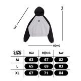  HYS BASIC LOGO RAGLAN HOODIE 