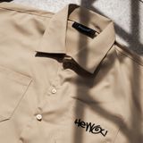  HEYYOU GRAFFITI CREAM BOXY SHIRT 