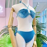  2BN75 - set bikini nhung 