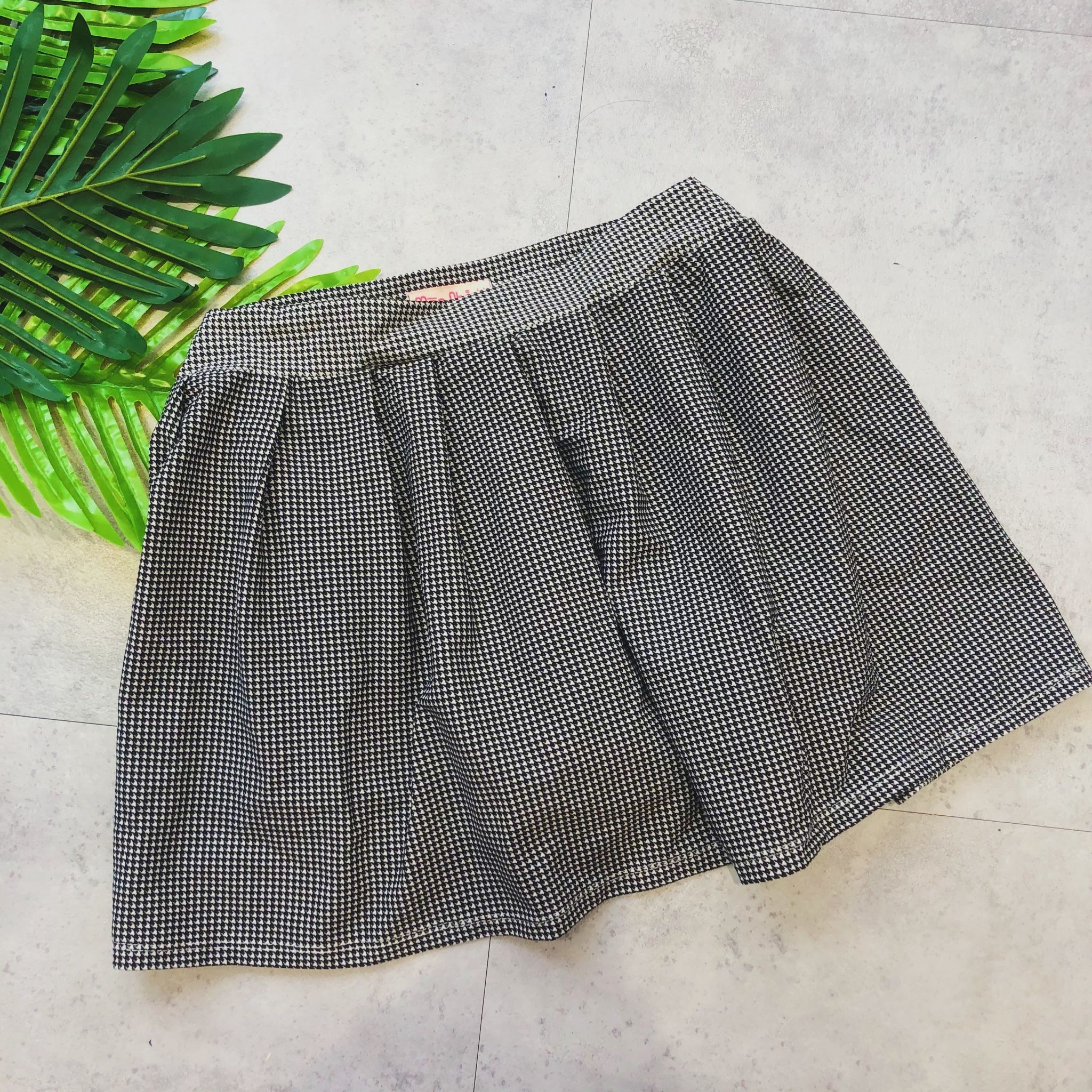  Váy bơi xếp li gingham 