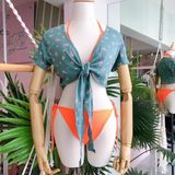  Floraltop- áo kiểu cột tuỳ ý 