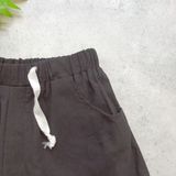  Quần short linen xám 