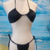  2BN59- bikini lọt khe màu đen 