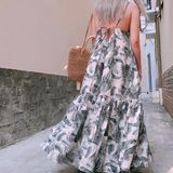  BLYMAXI- đầm maxi hoạ tiết 