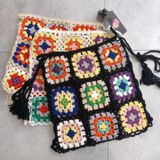  CROCHETFLO- chân váy đan ren 