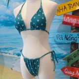  2BN59- bikini lọt khe chấm bi 