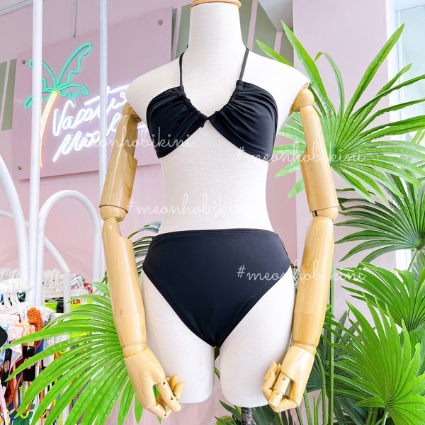  6BN02-Set bikini + đầm rút 