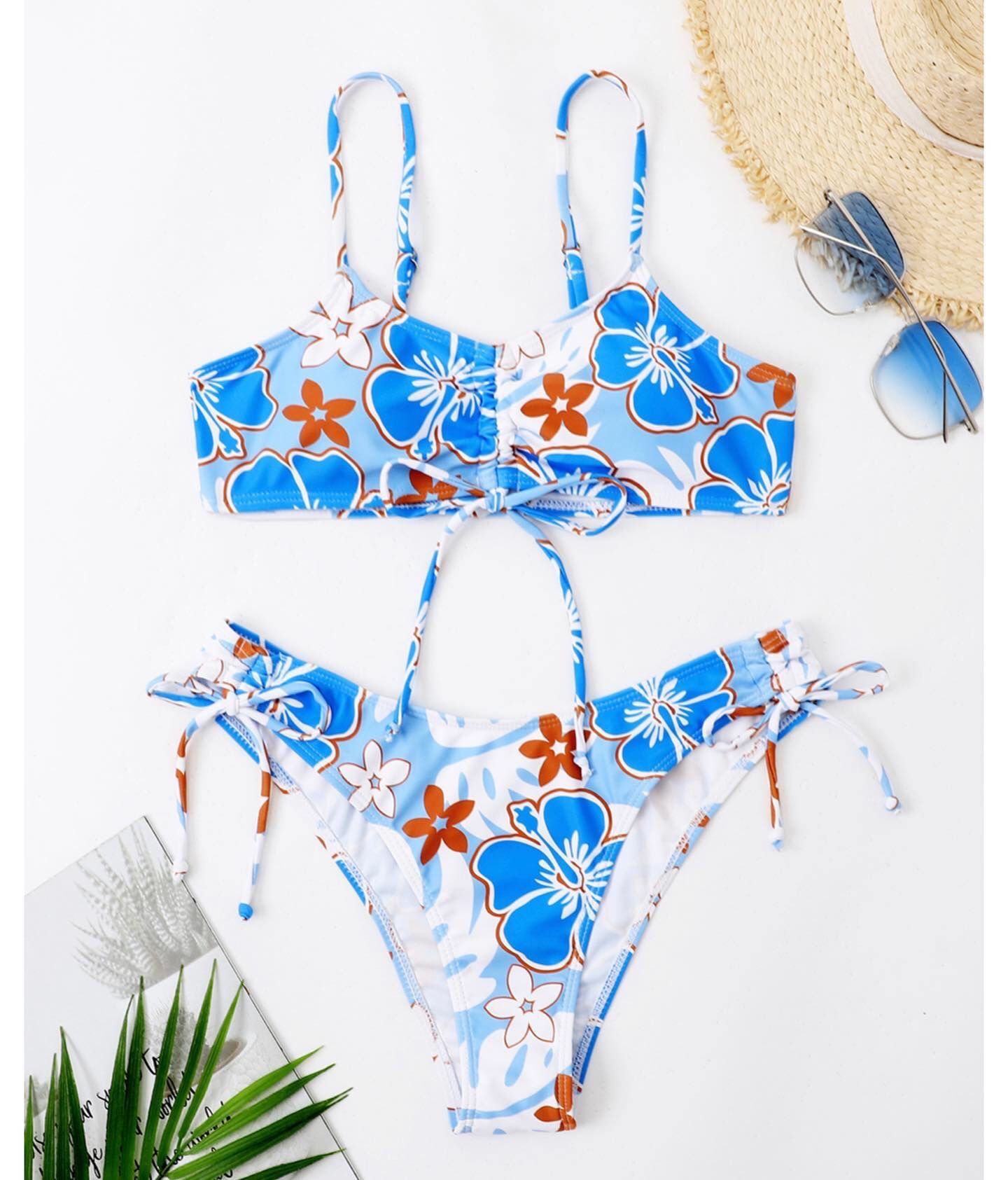  2BN55 - set bikini hai mảnh hoạ tiết 