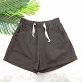  Quần short linen xám 