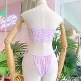  2BN91- set bikini lọt khe hoa 