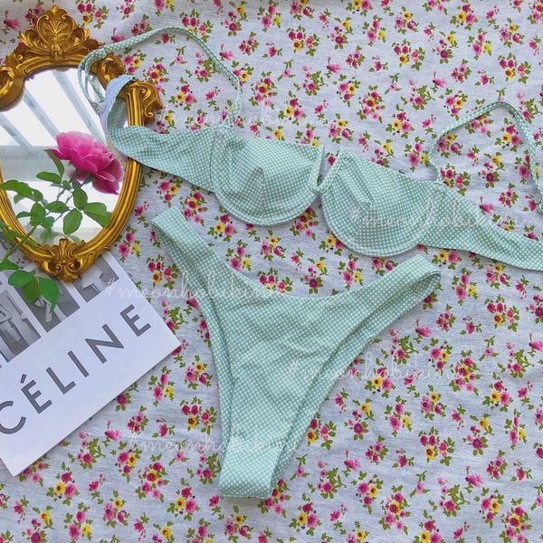  2BN30- set bikini có gọng quần lọt khe 