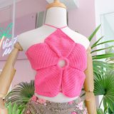  Crochet19 - áo len móc hình hoa 