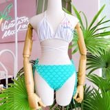  1BN20 - set bikini hoạ tiết vảy cá 