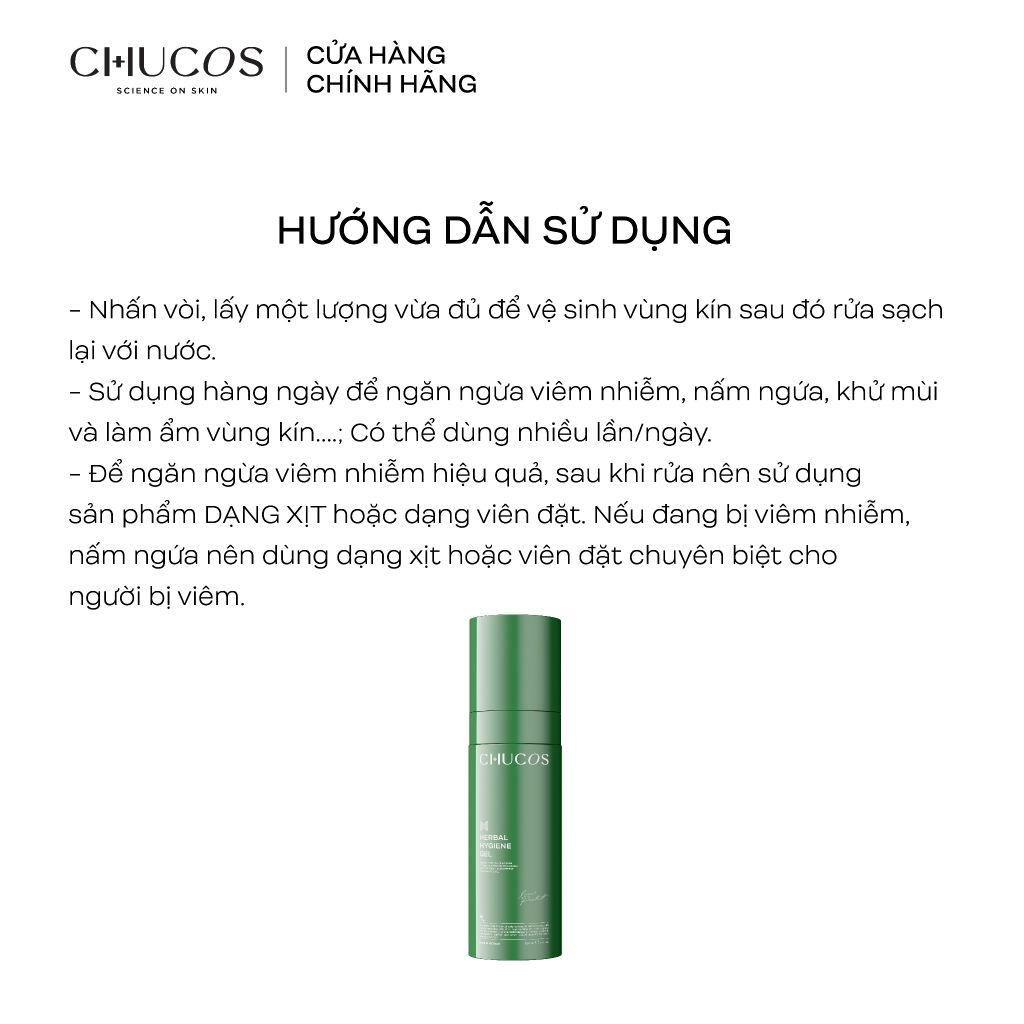 Dung Dịch Vệ Sinh Phụ Nữ Thảo Dược Đông Y Làm Sạch Và Kháng Khuẩn Herbal Hygiene Gel