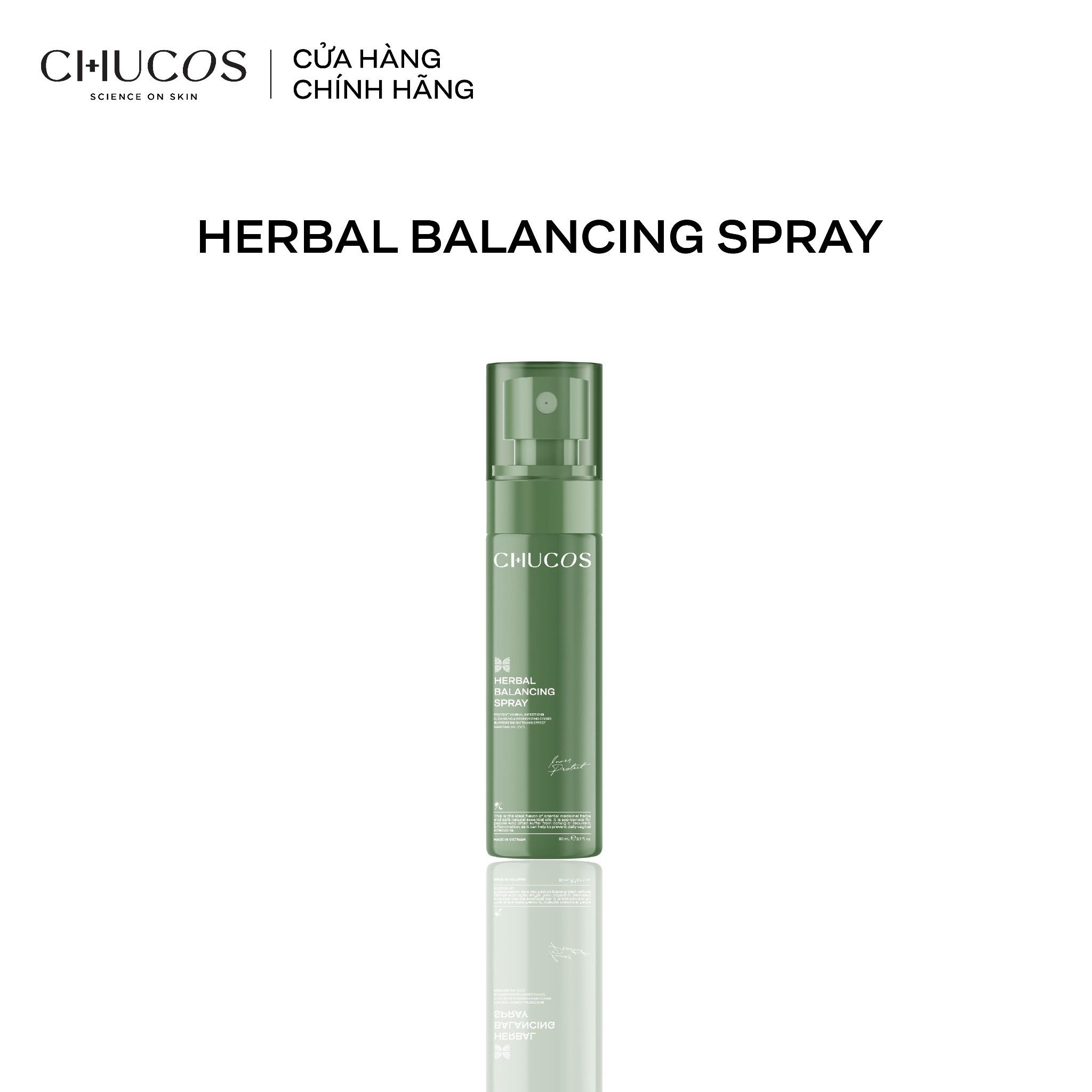  Xịt Phụ Khoa Thảo Dược Đông Y & Tinh Dầu Herbal Balancing Spray, Làm Sạch, Hỗ Trợ Giảm Viêm, Nấm Ngứa 