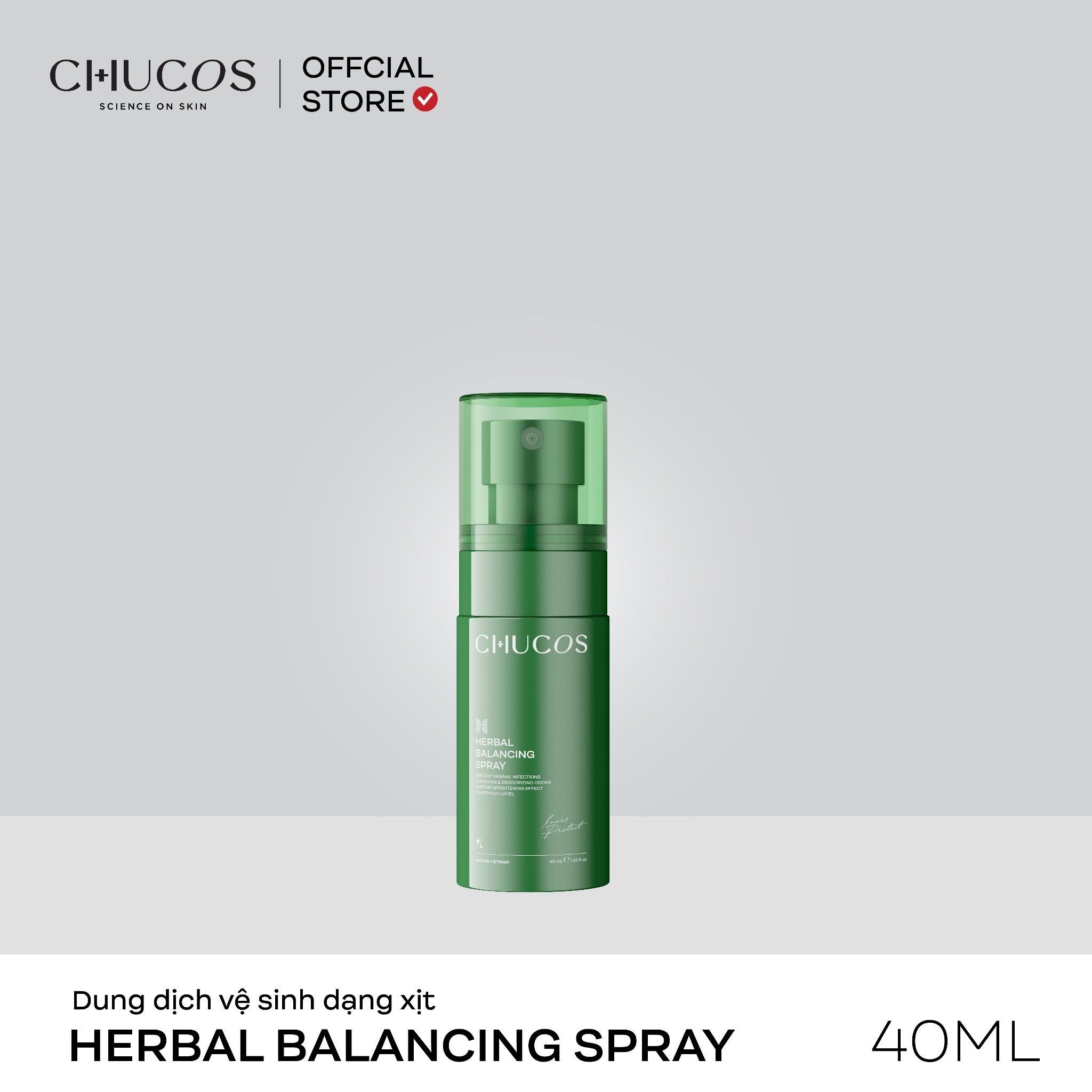  Xịt Phụ Khoa Thảo Dược Đông Y & Tinh Dầu Herbal Balancing Spray, Làm Sạch, Hỗ Trợ Giảm Viêm, Nấm Ngứa 