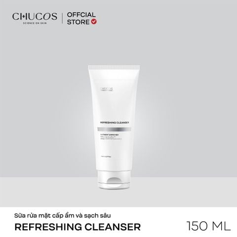 Sữa Rửa Mặt Sạch Nhẹ Dịu, Bổ Sung Độ Ẩm Cho Da Khô, Nhạy Cảm Chucos Refreshing Cleanser 150ml