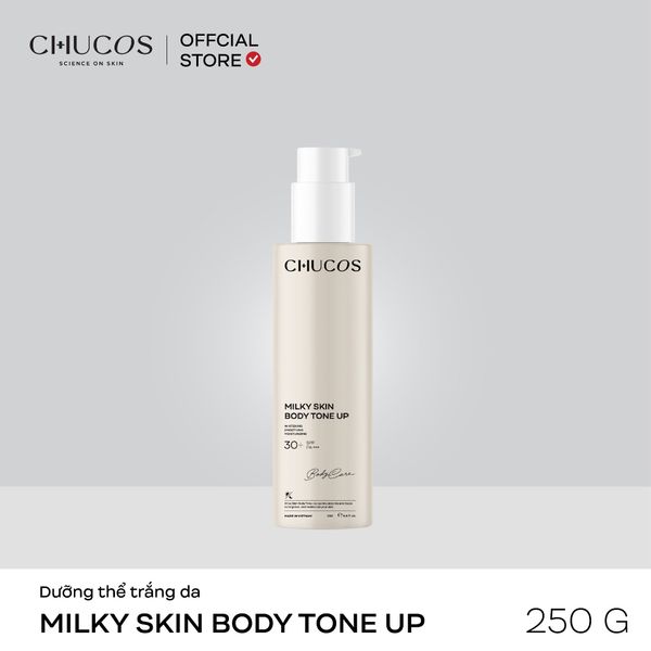 Kem Dưỡng Trắng Body Chucos Milky Skin Body Tone-Up 250g