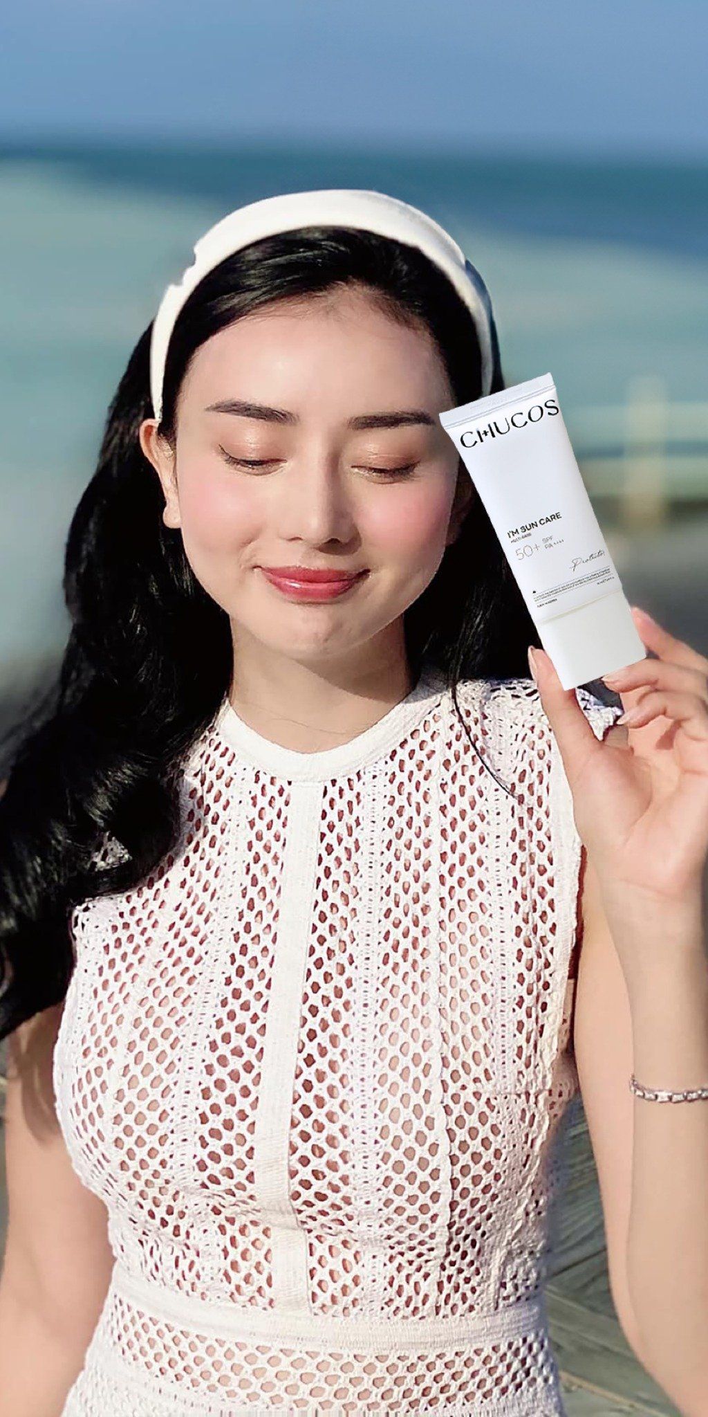  [Combo Quà Tặng] Kem Chống Nắng Bảo Vệ Da Và Nuôi Dưỡng Làn Da Chucos I’m Sun Care Multi Base 50ml + Gel cấp ẩm Water Aids 50gr 