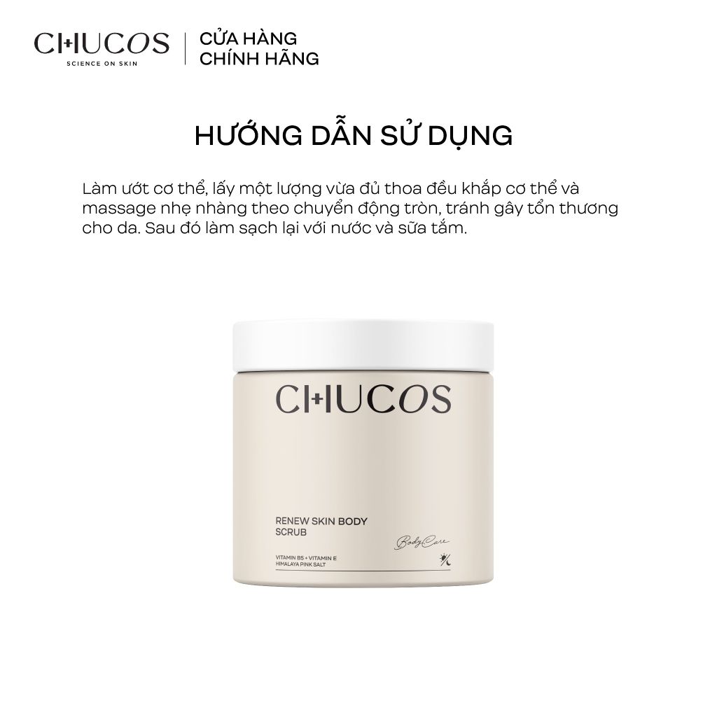 Tẩy Tế Bào Chết Body Chucos Renew Skin Body Scrub 220g