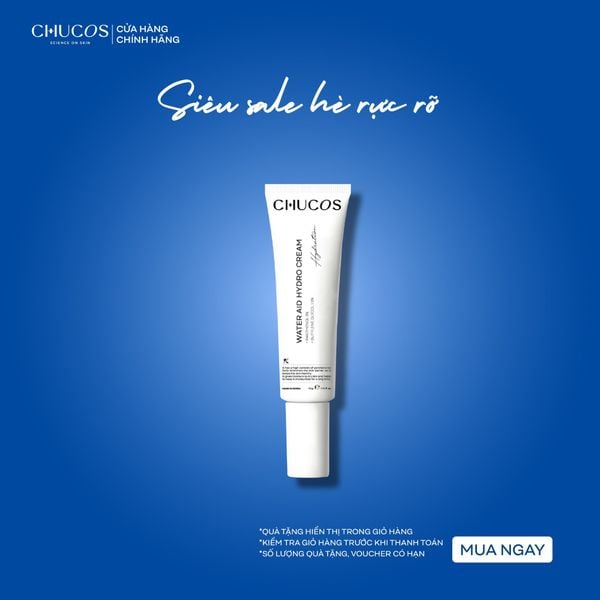  Kem Cấp Ẩm Và Phục Hồi Da Chucos Water Aid Hydro Cream - Dạng Gel 50g 