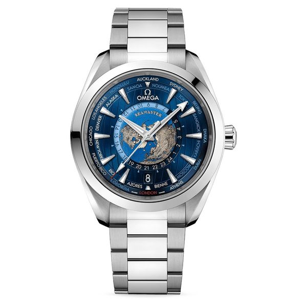 Omega Seamaster Aqua Terra Worldtimer Collection 220.10.43 ...