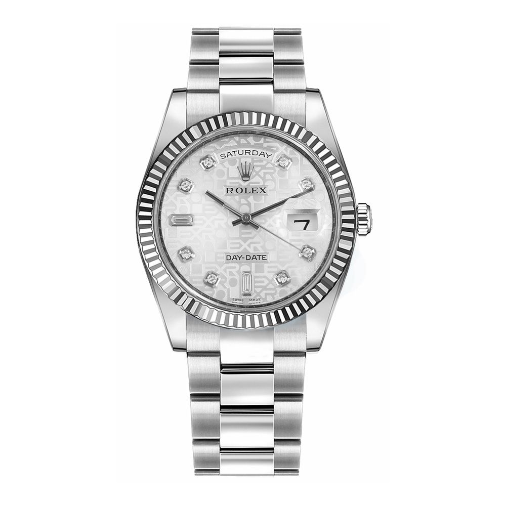 rolex day date 36mm white gold