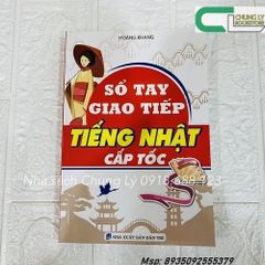 Sổ tay giao tiếp Tiếng Nhật cấp tốc