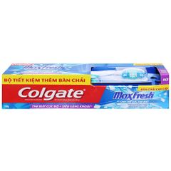 Colgate Maxfresh bạc hà 200g tặng bàn chải