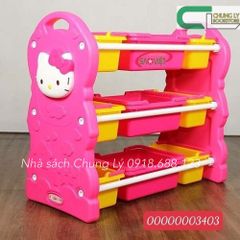 Kệ đồ chơi nhựa kitty, micky