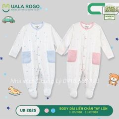 2025- Body dài liền tay lộn chân 0-3m