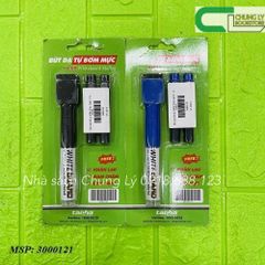 Bút dạ bảng refills thay ngòi (1 bút + 2 ống mực/set)