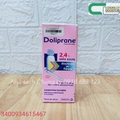 Thuốc hạ sốt Doliprane 2.4% cho bé từ 3-26kg (mẫu mới)