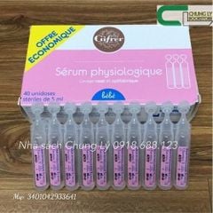 Nước muối sinh lý Gifrer màu hồng 5ml*40 ống